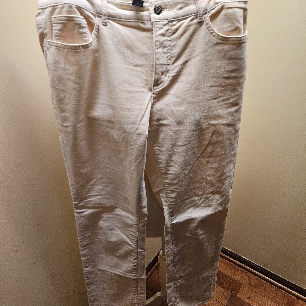 Chaps (Denim) Off White Corduroy Pants
